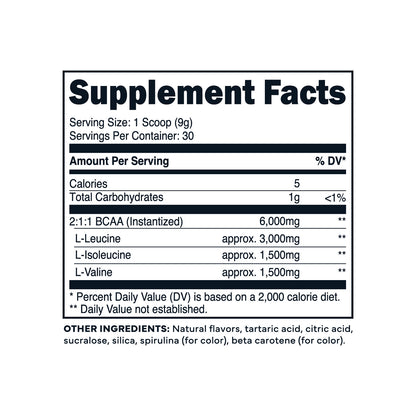 BCAA - Branched Chain Amino Acids 2:1:1
